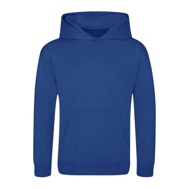 Kids Sports Polyester Hoodie – Royal Blue