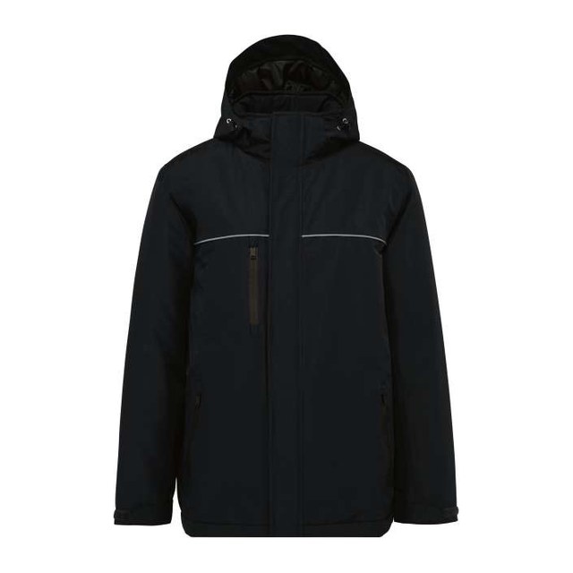 Unisex Hooded Performance Parka – Black