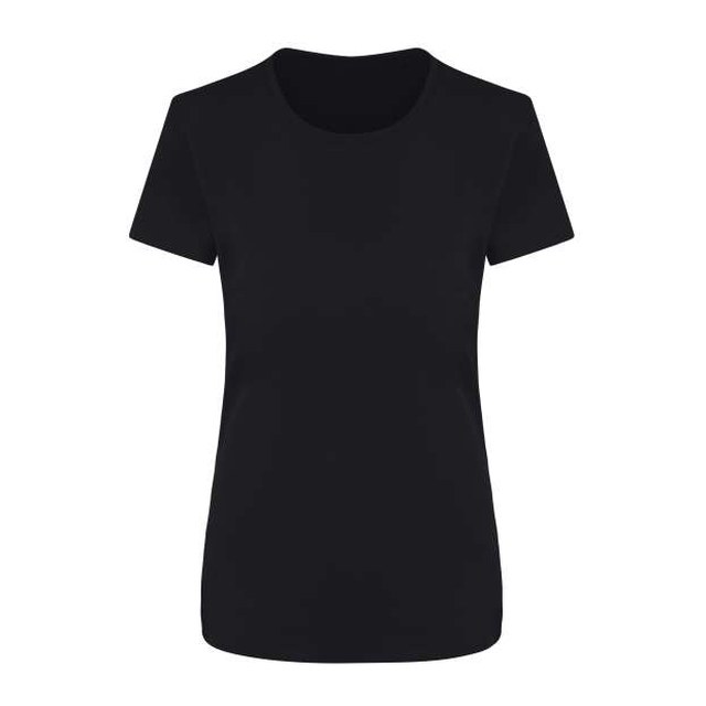 Ambaro Recycled Women's Sports Tee – Jet Black