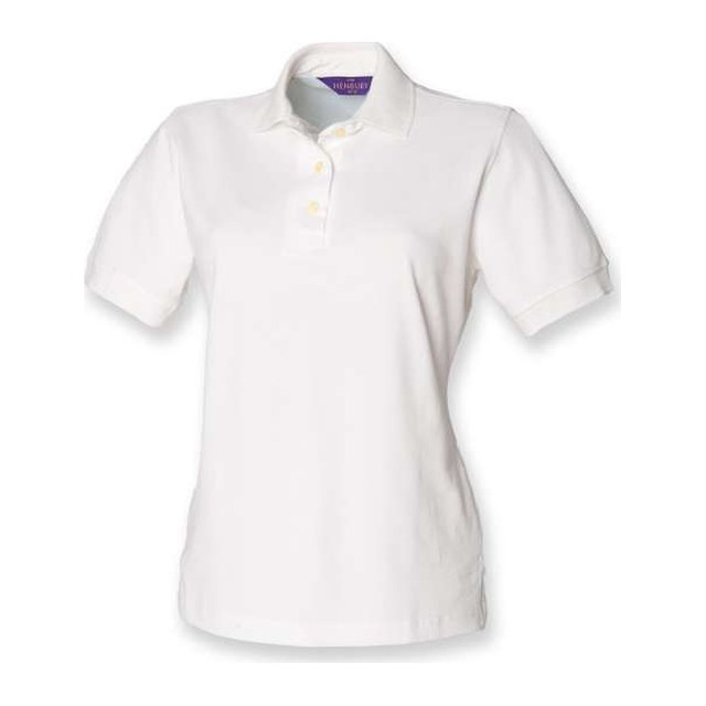 Ladies' Classic Cotton Pique Polo Shirt – White