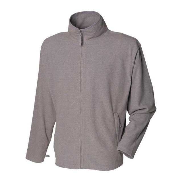 Men's Microfleece Jacket – Heather Grey