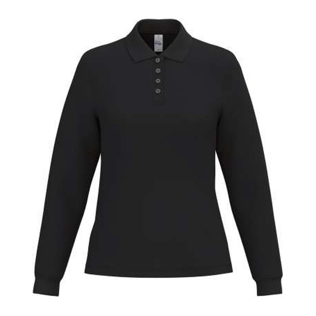 Ladies' Pique Long-Sleeves Polo Shirt