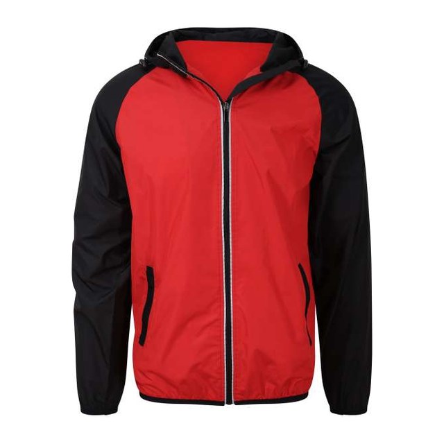 Cool Contrast Windshield Jacket – Fire Red/Jet Black