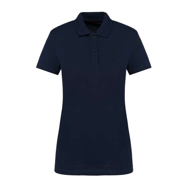 Ladies' Short-Sleeved Supima® Polo Shirt – Deep Navy