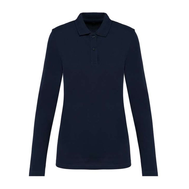 Ladies' Long-Sleeved Supima® Polo Shirt