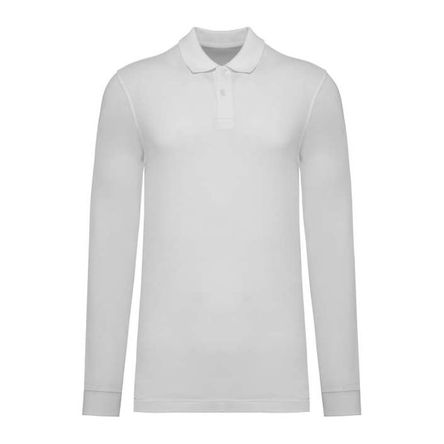 Men’s Organic 180 Piqué Polo Shirt Long Sleeves