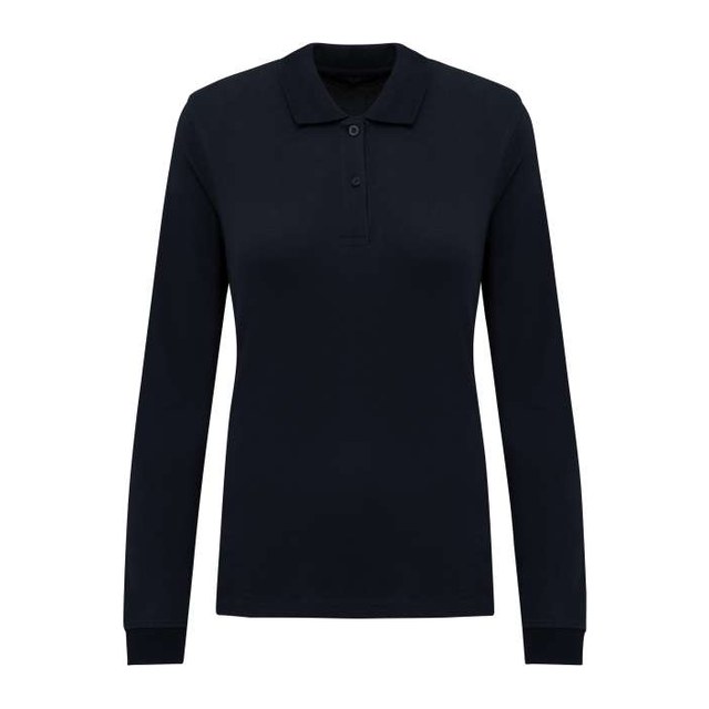 Ladies’ Organic 180 Piqué Polo Shirt Long Sleeves