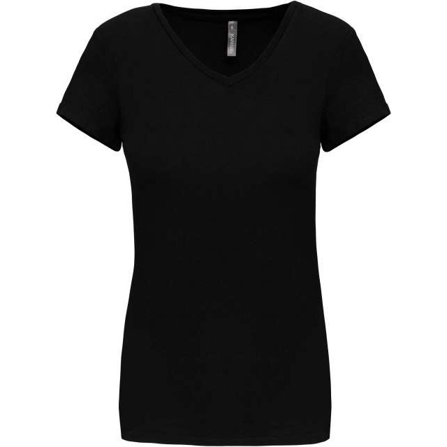 Ladies' Short-Sleeved V-Neck T-Shirt