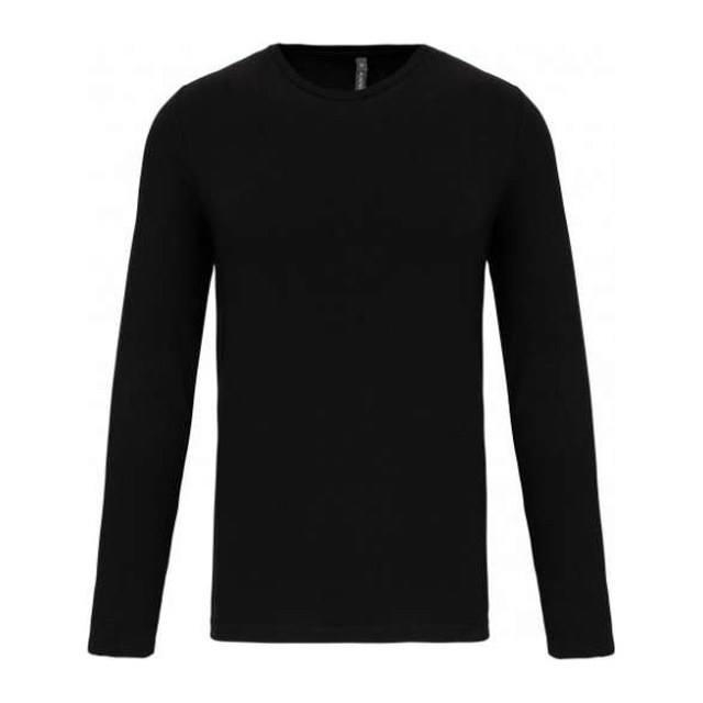 Men's Long-Sleeved Crew Neck T-Shirt
