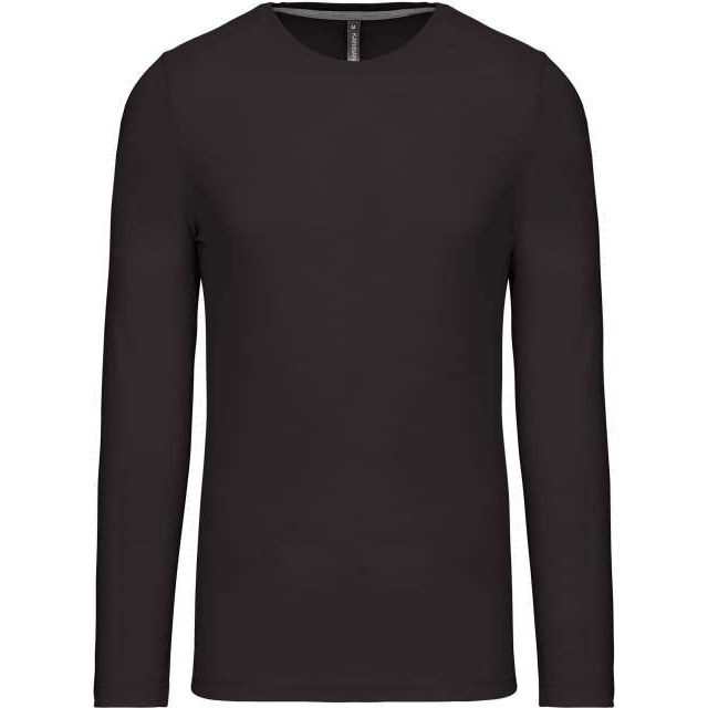 Men's Long-Sleeved Crew Neck T-Shirt