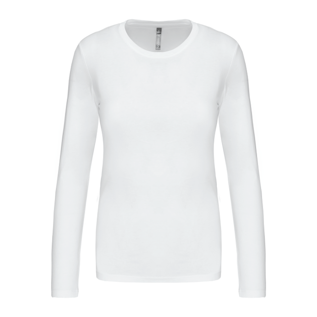 Ladies' Long-Sleeved Crew Neck T-Shirt