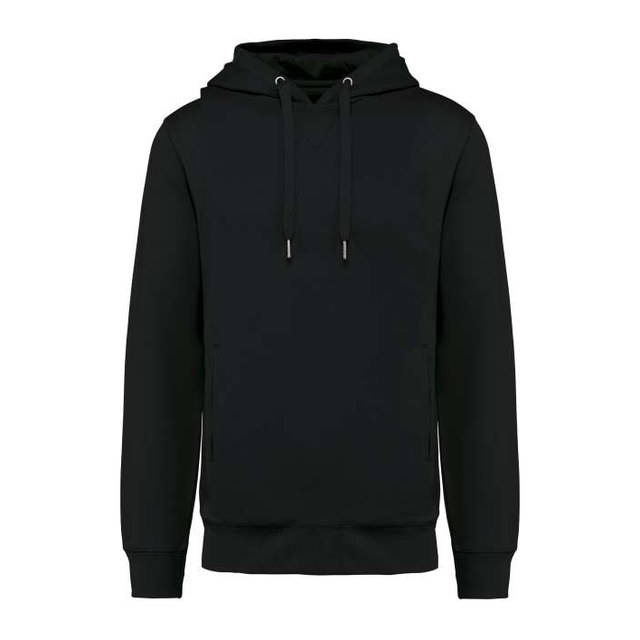 Unisex Eco-Friendly French Terry Hoodie – Black