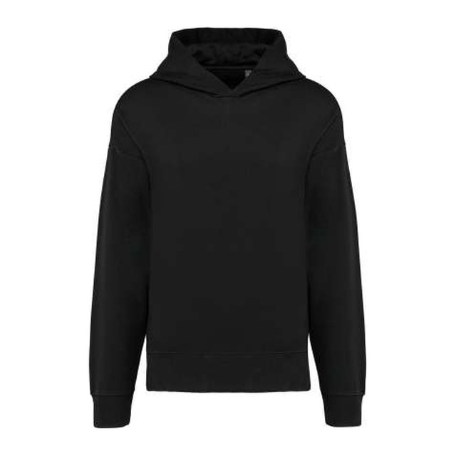 Unisex Oversized Fleece Hoodie – Black