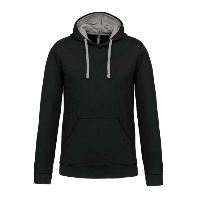 Men's Contrast Hooded Sweatshirt