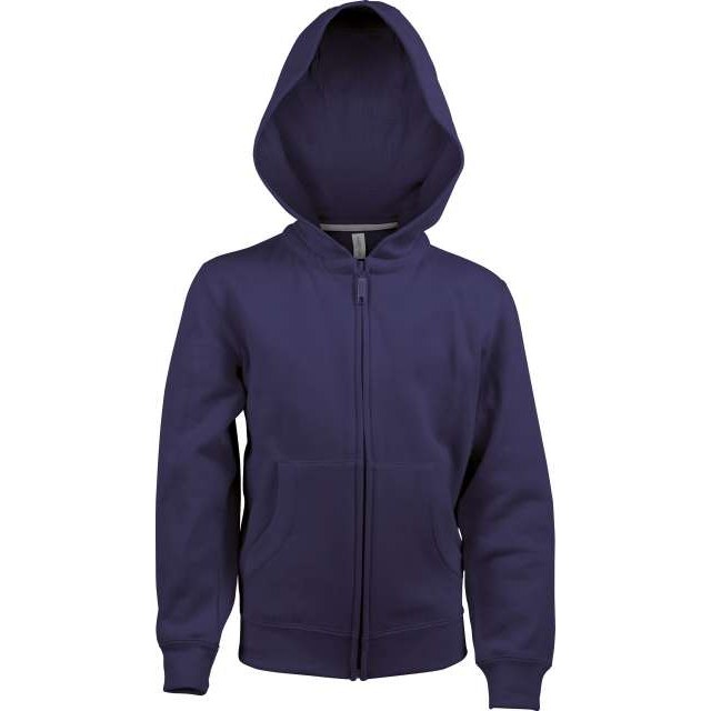 Kids Full Zip Hooded Sweatshirt