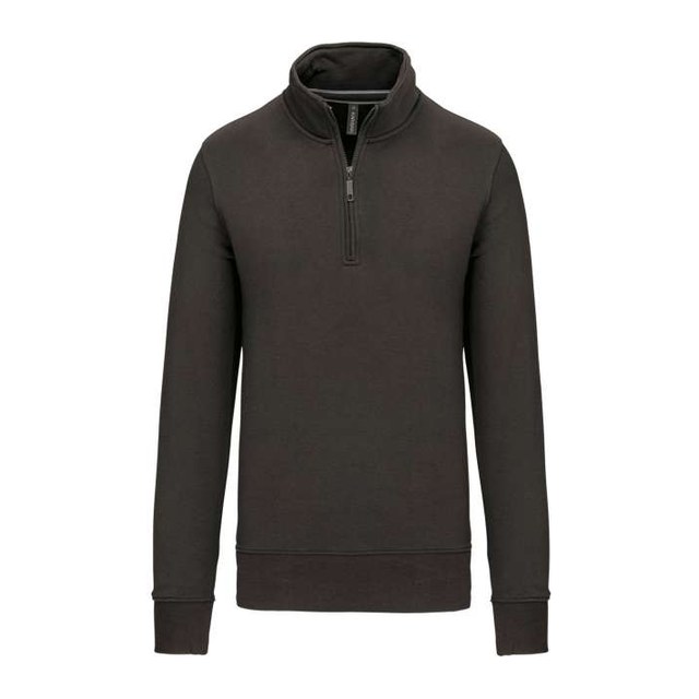 Zipped Neck Sweatshirt