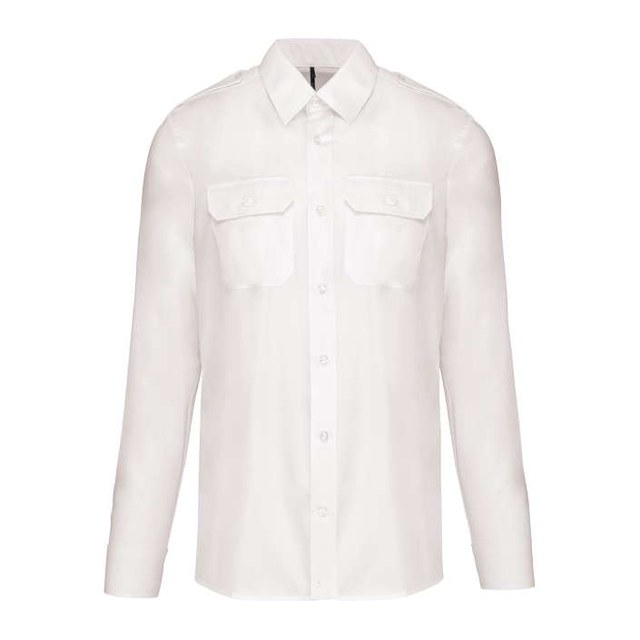 Men's Long-Sleeved Pilot Shirt