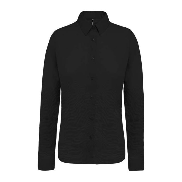 Ladies’ Long-Sleeved Cotton Poplin Shirt