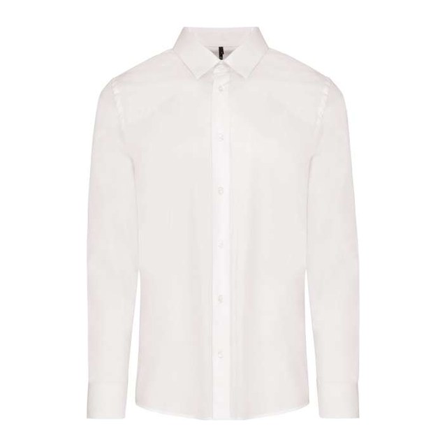 Men’s Long-Sleeved Cotton Poplin Shirt