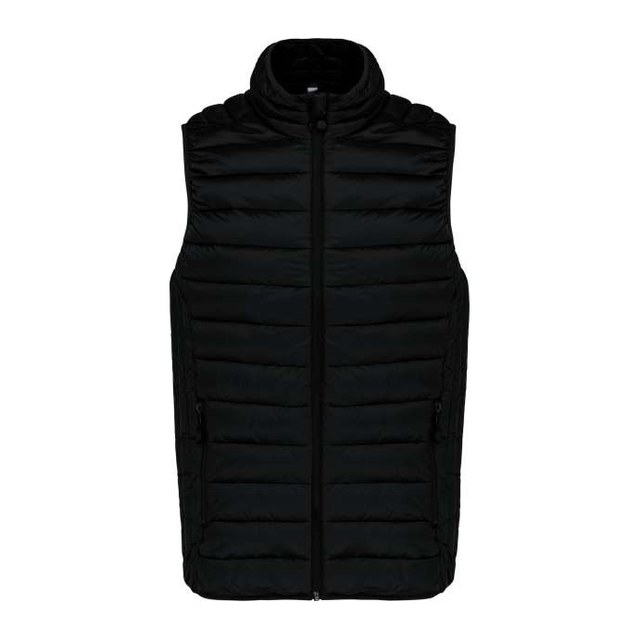 Men’s Lightweight Sleeveless Fake Down Jacket
