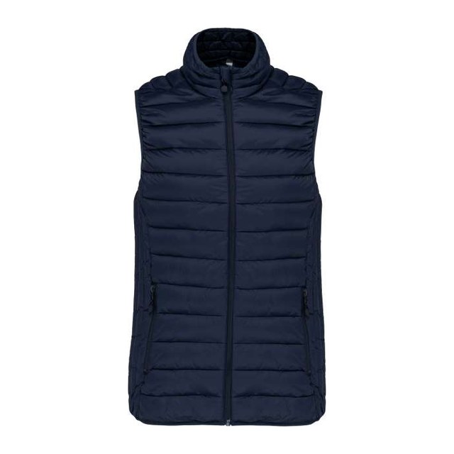 Ladies' Lightweight Sleeveless Fake Down Jacket
