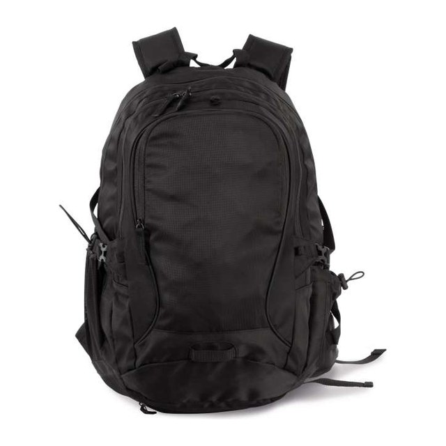 Leisure Backpack With Helmet Holder – Black/Black