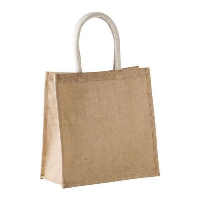 Jute Canvas Tote - Large