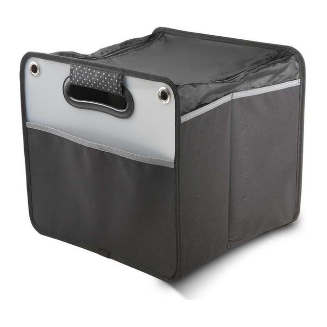 Car Boot Organiser With Flap – Black