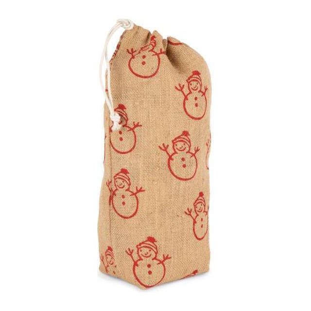Bottle Carrier With Christmas Patterns