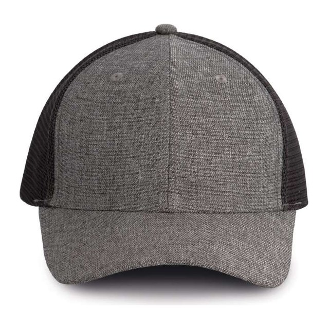 Urban Trucker Cap - 6 Panels – Silver Heather/Dark Grey