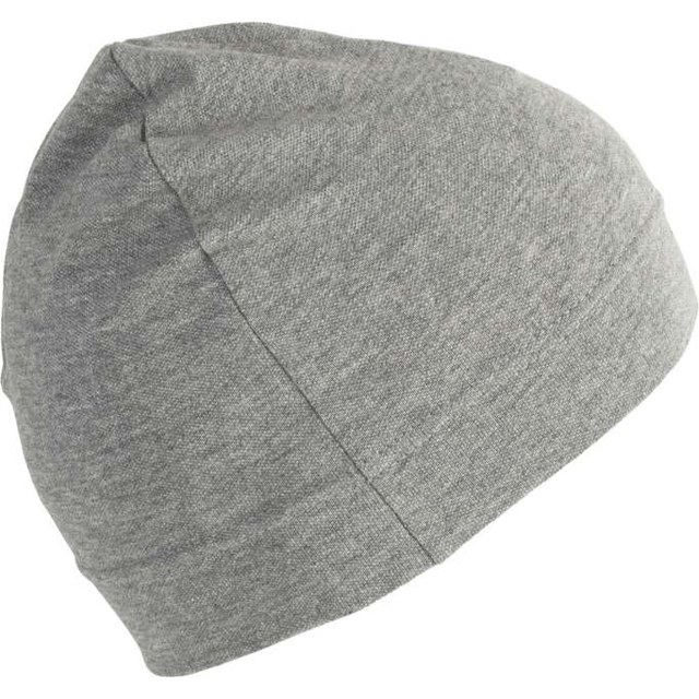 Sporty Fitted Beanie – Grey Heather