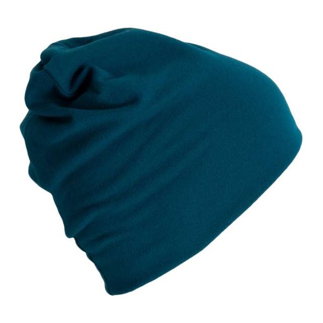 Knitted Beanie – Dark Mykonos Blue