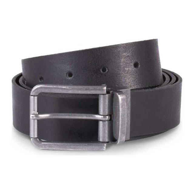 Raw Edge Leather Belt - 35MM – Black