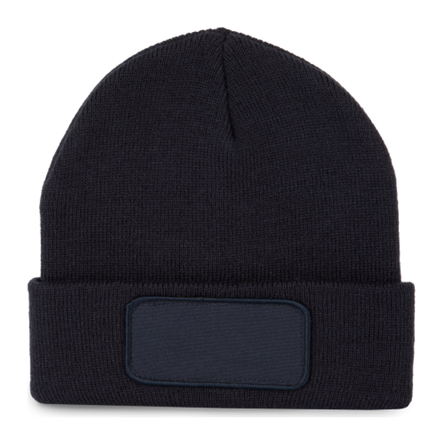 Beanie With Patch – Navy