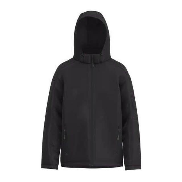 Men’s 3-Layer Detachable Hooded Softshell Jacket