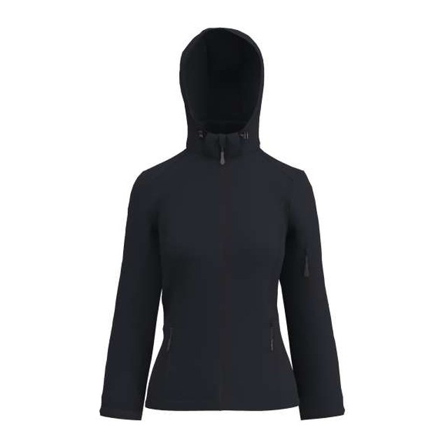 Women’s 3-Layer Detachable Hooded Softshell Jacket