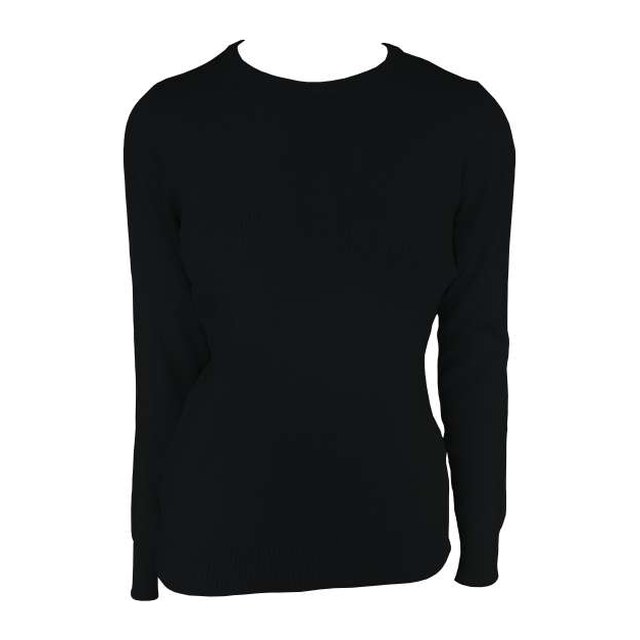 Women’s Crew Neck Fine Gauge Cotton Pullover