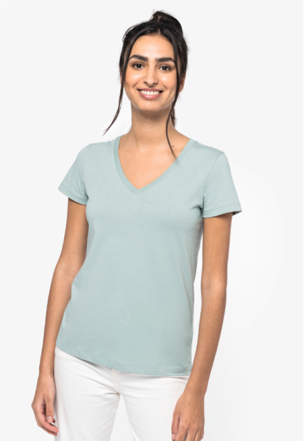 V-Neck Ladies’ T-Shirt – Black