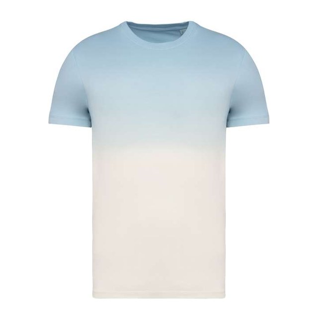 Unisex Eco-Friendly Dip Dye T-Shirt – Dip Dye Aquamarine
