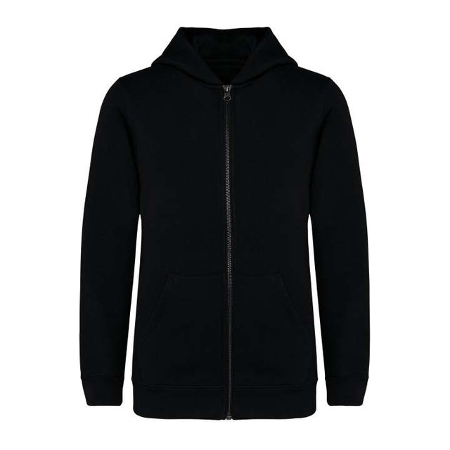 Eco-Friendly Kids’ Full Zip Hooded Sweatshirt