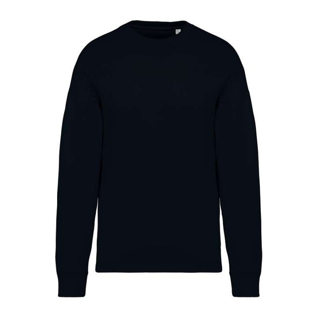Unisex Eco-Friendly Oversized Crew Neck Sweatshirt – Black