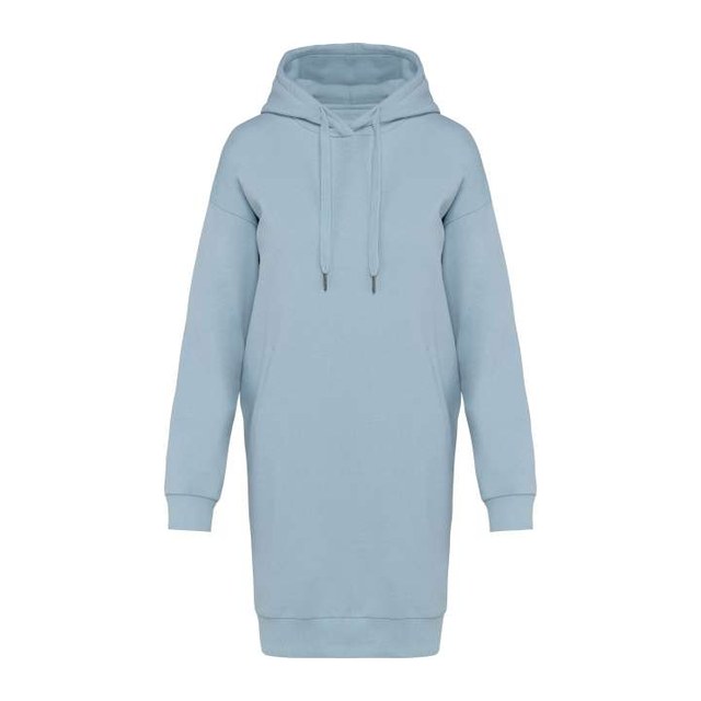 Ladies' Eco-Friendly Hooded Sweatshirt Dress
