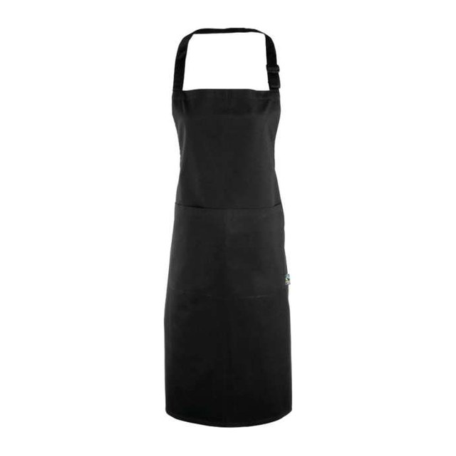 Cotton Bib Apron, Fairtrade & Organic Certified – Black