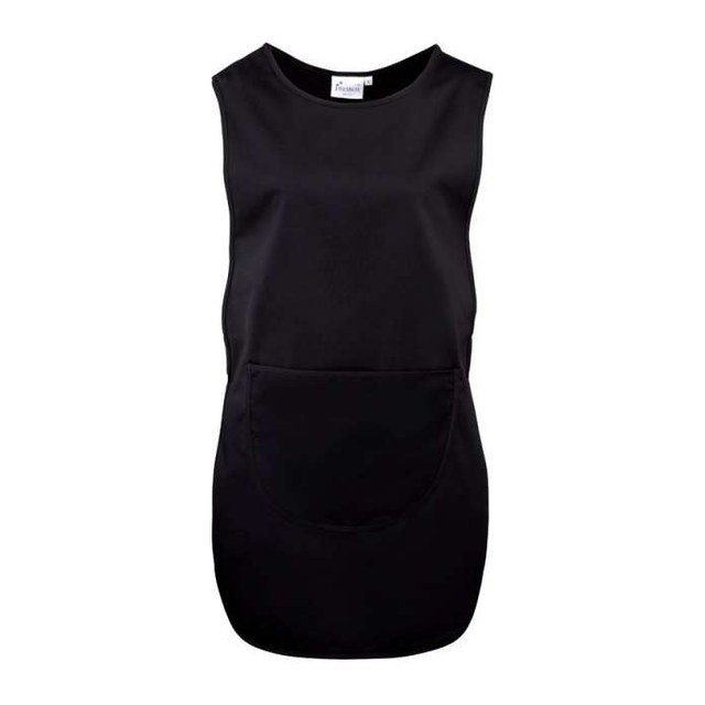 Women's Long Length Pocket Tabard – Black