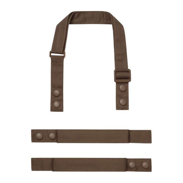 'Colours ' Swap & Pop Apron - Strap – Brown