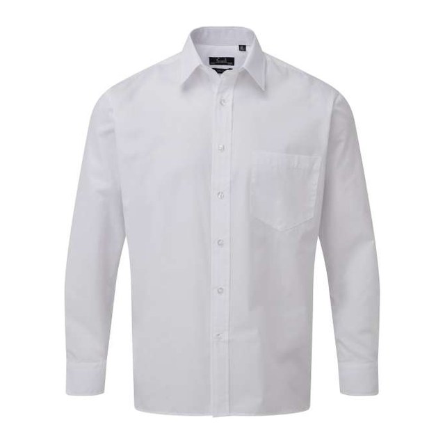 Men's Long Sleeve Poplin Shirt