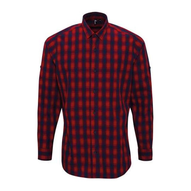 'Mulligan' Check - Men's Long Sleeve Cotton Shirt