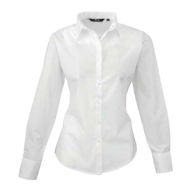 Women's Long Sleeve Poplin Blouse