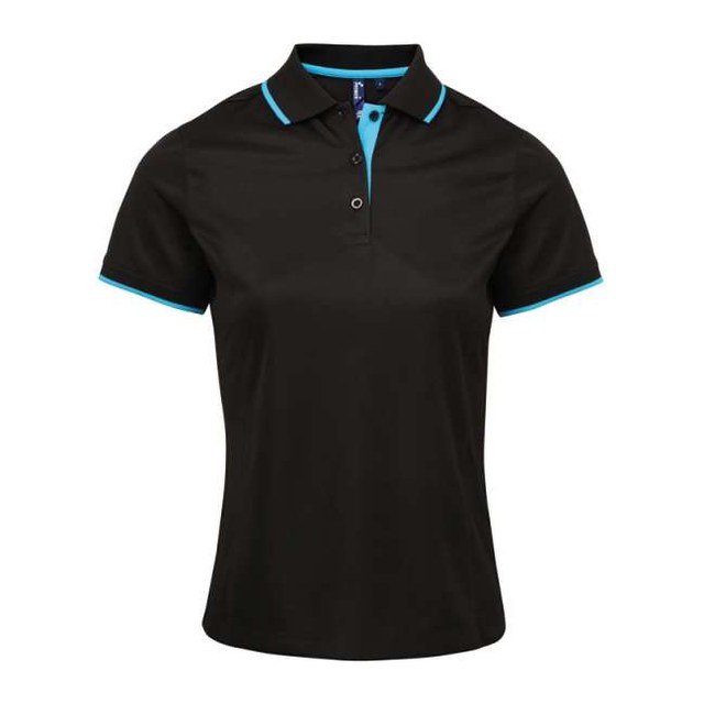Ladies’ Contrast Coolchecker® Polo