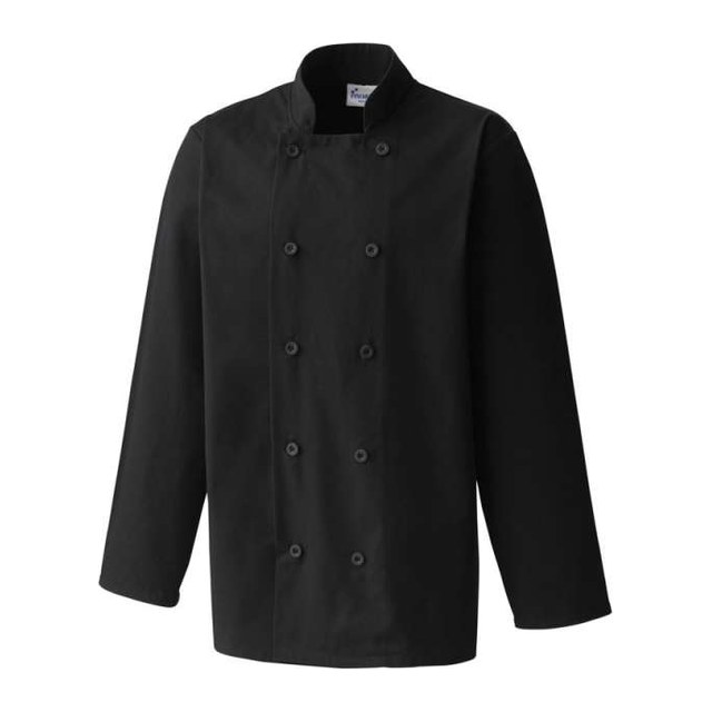 Long Sleeve Chef’s Jacket – Black